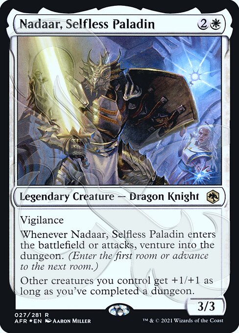 Nadaar, Paladino Altruísta — Adventures in the Forgotten Realms Promos 27a