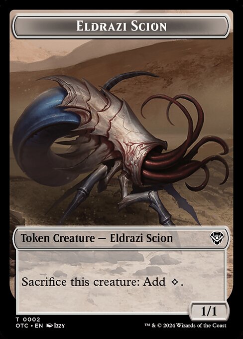Eldrazi Scion — Outlaws of Thunder Junction Commander Tokens 2