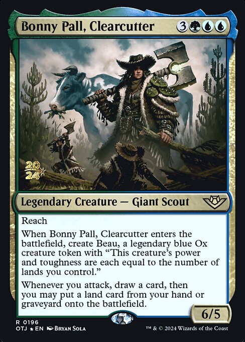 Bonny Pall, a Desmatadora — Outlaws of Thunder Junction Promos 196s