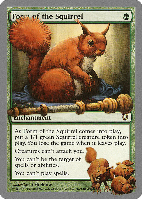 Form of the Squirrel — Unhinged 96