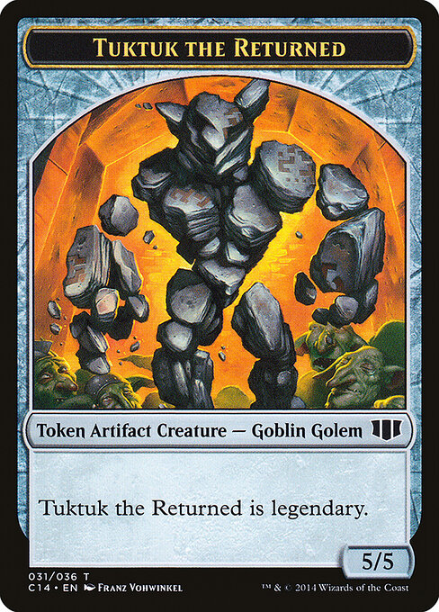 Tuktuk the Returned — Commander 2014 Tokens 31