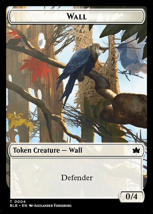 Wall — Bloomburrow Tokens 4