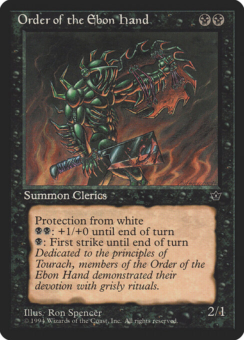 Order of the Ebon Hand — Fallen Empires 42c