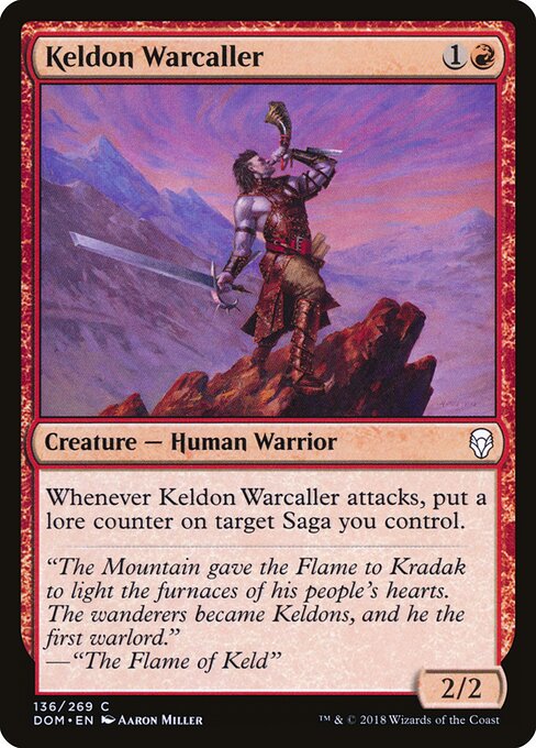 Invocador de Guerra Keldoniano — Dominaria 136