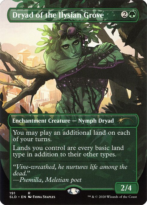 Dríade do Bosque Ilisiano — Secret Lair Drop 191