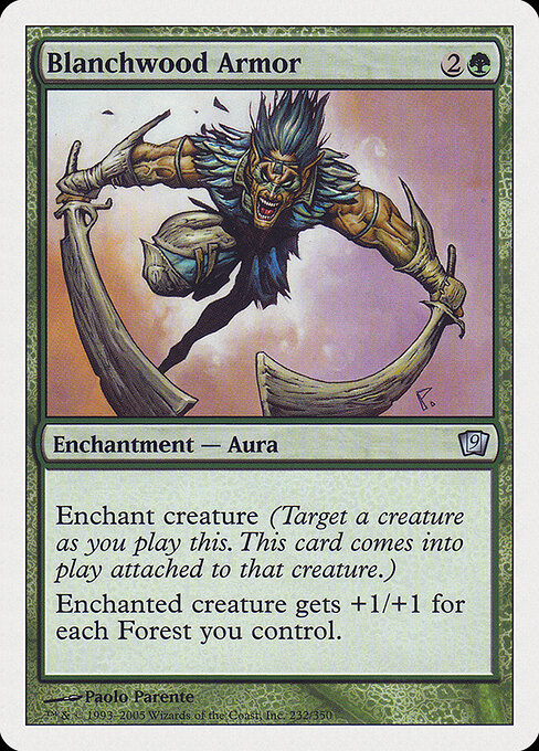Armadura de Blanchwood — Ninth Edition 232