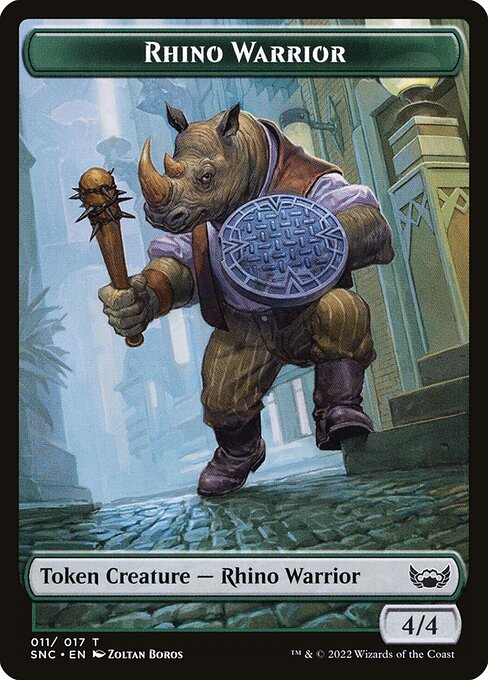 Rhino Warrior — Streets of New Capenna Tokens 11