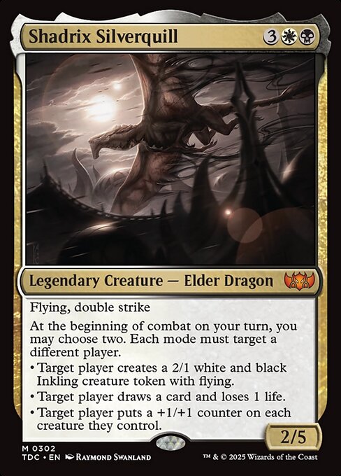Shadrix Platinopena — Tarkir: Dragonstorm Commander 302