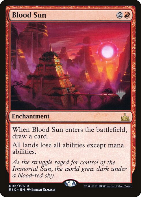Sol Sangrento — Rivals of Ixalan Promos 92p