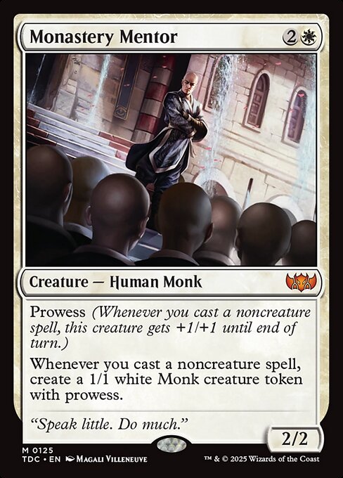 Mentor do Monastério — Tarkir: Dragonstorm Commander 125