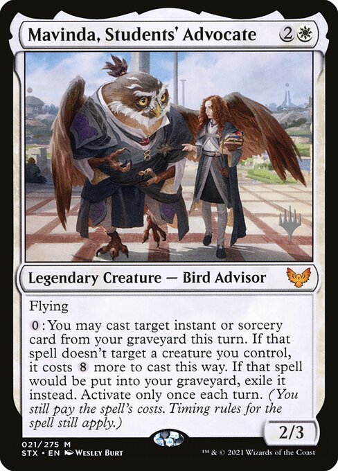 Mavinda, Defensora dos Estudantes — Strixhaven: School of Mages Promos 21p