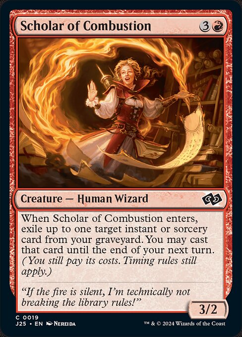 Scholar of Combustion — Foundations Jumpstart 19