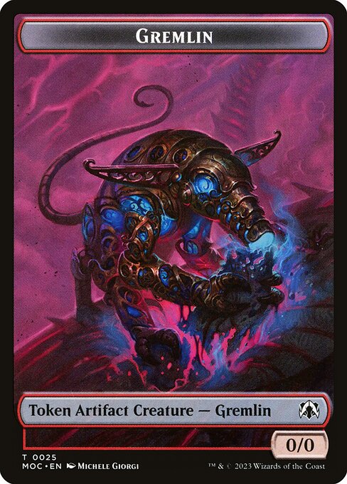 Gremlin — March of the Machine Commander Tokens 25