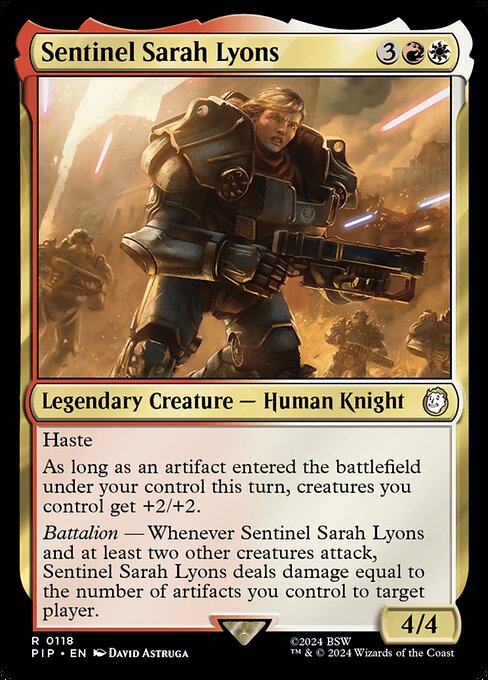 Sentinel Sarah Lyons — Fallout 118