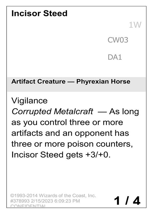 Incisor Steed — Unknown Event CW03