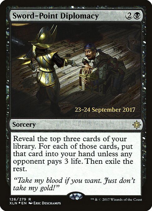 Diplomacia ao Fio da Espada — Ixalan Promos 126s