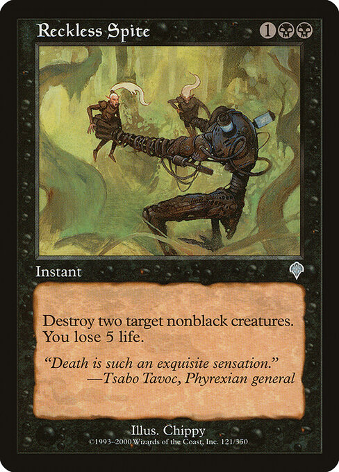 Rancor Imprudente — Invasion 121