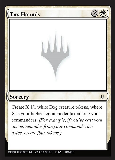 Tax Hounds — Unknown Event UW03