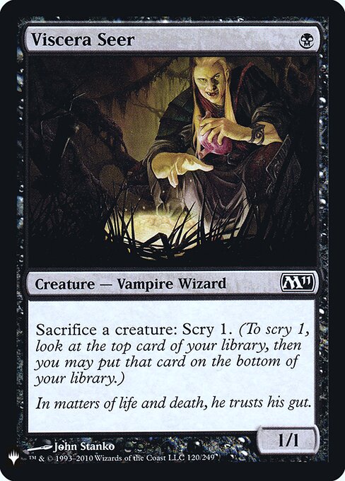 Vidente Visceral — The List M11-120