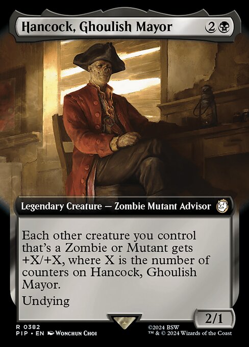 Hancock, Ghoulish Mayor — Fallout 382