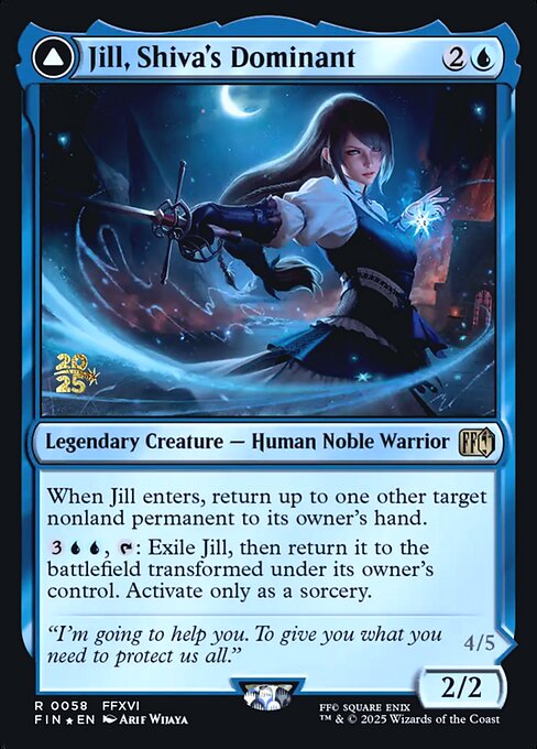 Jill, Shiva's Dominant — Final Fantasy Promos 58s