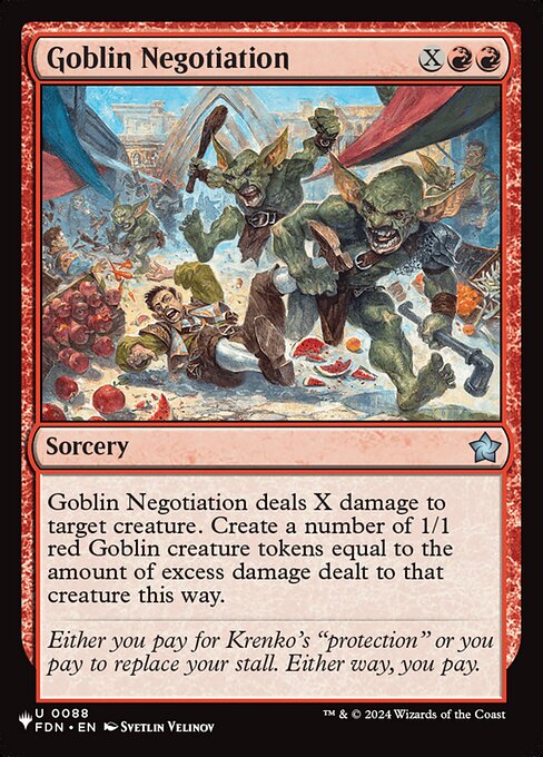 Goblin Negotiation — The List FDN-88