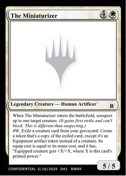 The Miniaturizer — Unknown Event RW04d