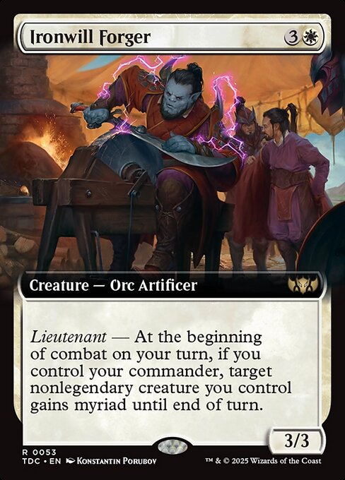 Ironwill Forger — Tarkir: Dragonstorm Commander 53