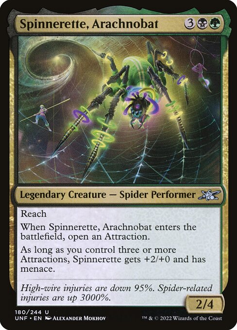 Spinnerette, Arachnobat — Unfinity 180