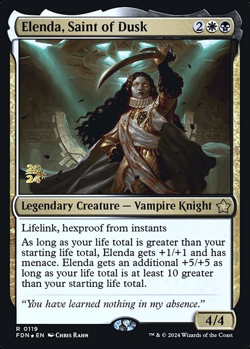 Elenda, Saint of Dusk — Foundations Promos 119s
