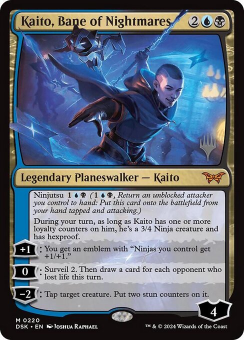Kaito, Bane of Nightmares — Duskmourn: House of Horror Promos 220p
