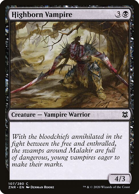 Vampiro Fidalgo — Zendikar Rising 107