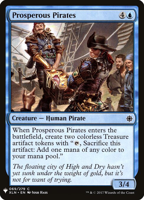Piratas Prósperos — The List XLN-69
