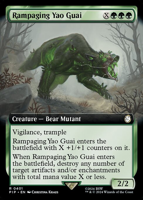 Rampaging Yao Guai — Fallout 401