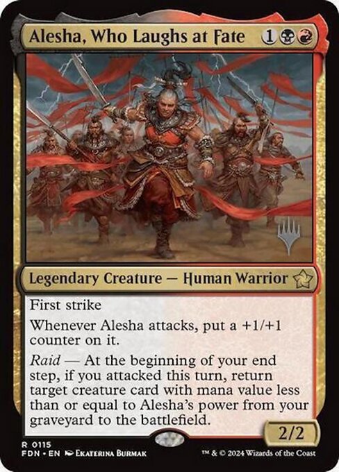 Alesha, Who Laughs at Fate — Foundations Promos 115p