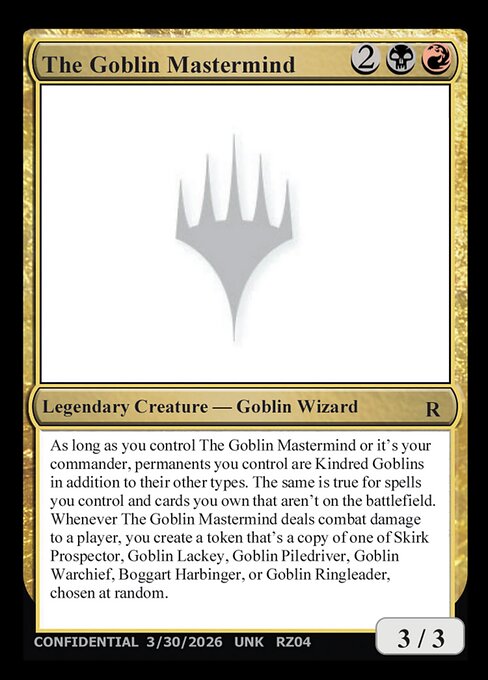 The Goblin Mastermind — Unknown Event RZ04w