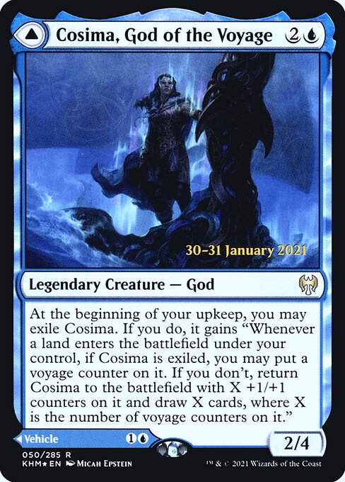 Cosima, God of the Voyage — Kaldheim Promos 50s