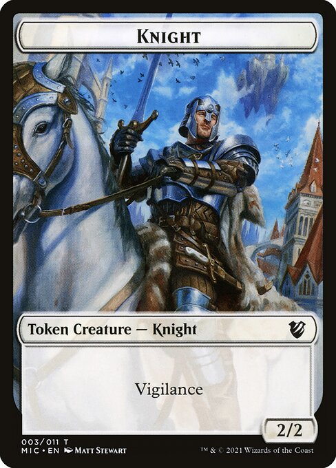 Knight — Midnight Hunt Commander Tokens 3
