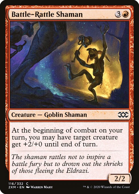 Xamã do Chocalho-de-Guerra — Double Masters 116