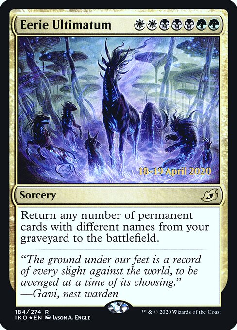 Ultimato Soturno — Ikoria: Lair of Behemoths Promos 184s