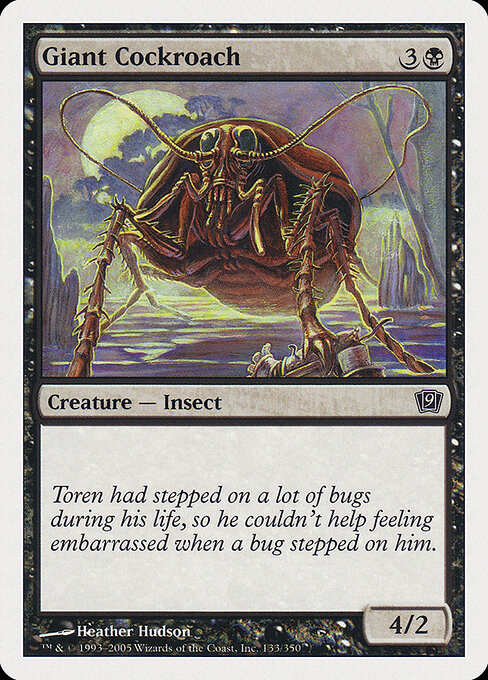 Barata Gigante — Ninth Edition 133