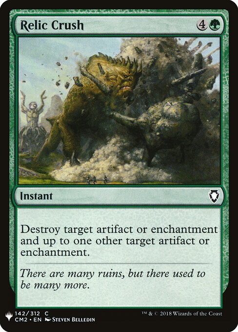 Colisão de Relíquias — The List CM2-142