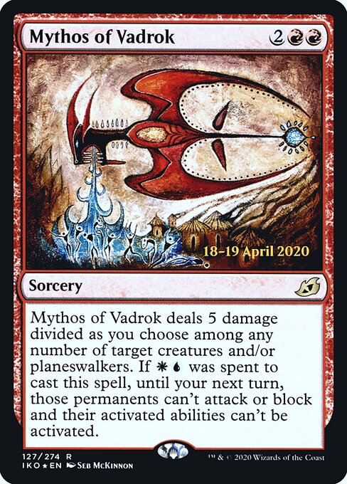 Mito de Vadrok — Ikoria: Lair of Behemoths Promos 127s