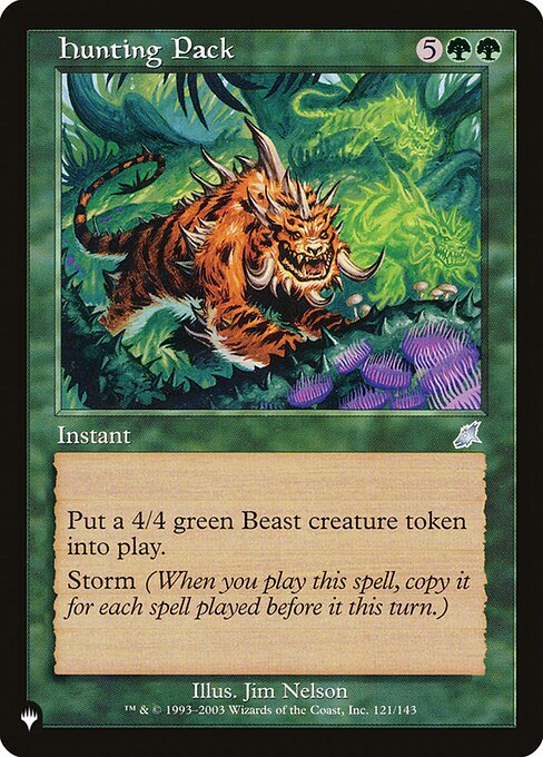 Matilha de Caça — The List SCG-121