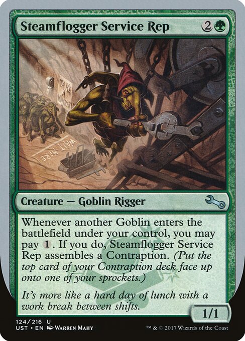 Steamflogger Service Rep — Unstable 124