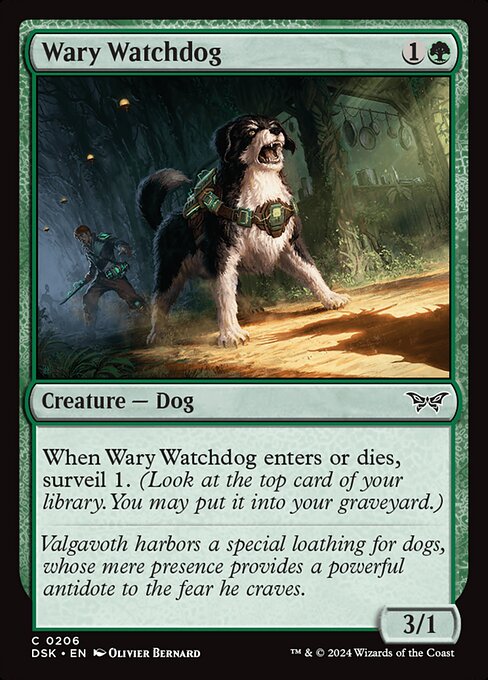 Wary Watchdog — Duskmourn: House of Horror 206