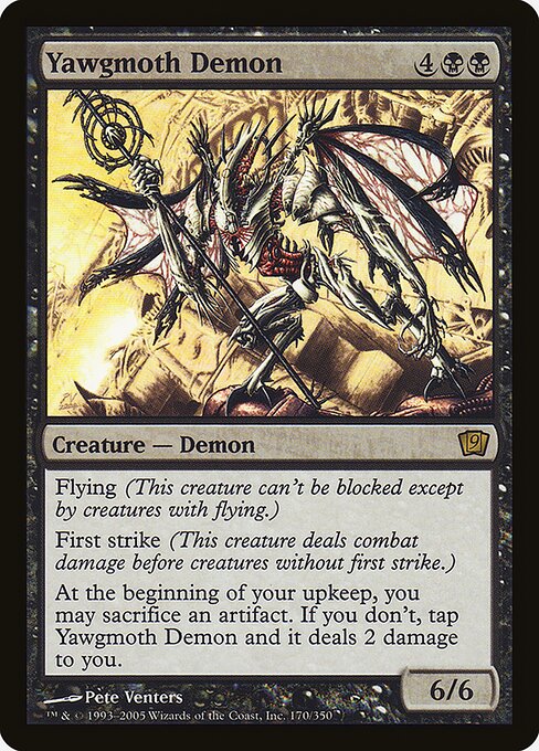 Demônio de Yawgmoth — Ninth Edition 170★