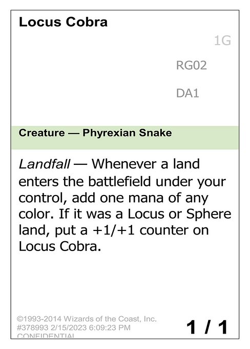 Locus Cobra — Unknown Event RG02b