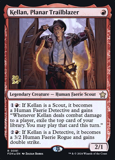 Kellan, Planar Trailblazer — Foundations Promos 91s