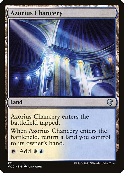 Chancelaria Azorius — Crimson Vow Commander 171